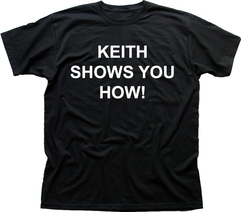 KEITH SHOWS YOU HOW funny Halfords advert black t-shirt 9450 XL