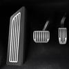 For Tesla Model 3 Model Y Aluminum Alloy Anti-Slip Foot Pedals Set Brake Gas Accelerator Rest Pedal Black Car Accessories