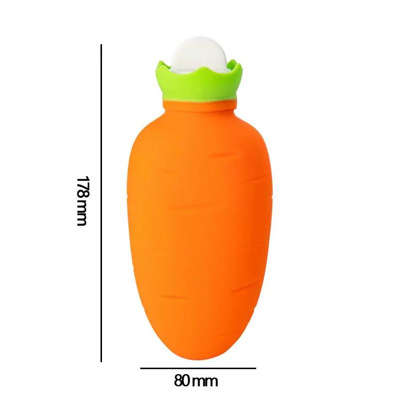 Bear Palm Silicone Hot Water Bag Water Injection Mini Small Size Portable Microwave Oven Heating Belly Cute Hot Water Bag