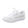 2025 summer new lace-up casual sports shoes soft-soled breathable little white shoes flat-soled versatile student shoes women's single shoes