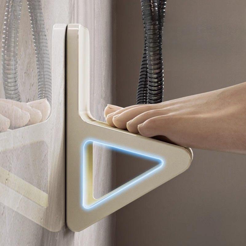 Non Perforated Bathroom Foot Pedal Non Slip Rest Shaving Leg Step Aid Wall Mounted Shower Foot Rest