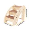 Stairs, Wooden Ramp Steps, Non-Slip, Easy Assembly, Compact Design, Suitable for Access