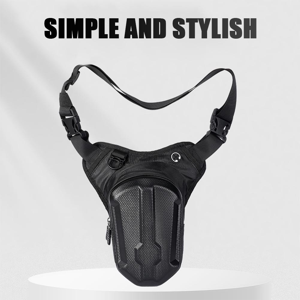 Motorcycle Drop Leg Side Bag Hard Shell Outdoor Casual Waist Bag Multifunctional Mobile Phone Purse Riding Accessories