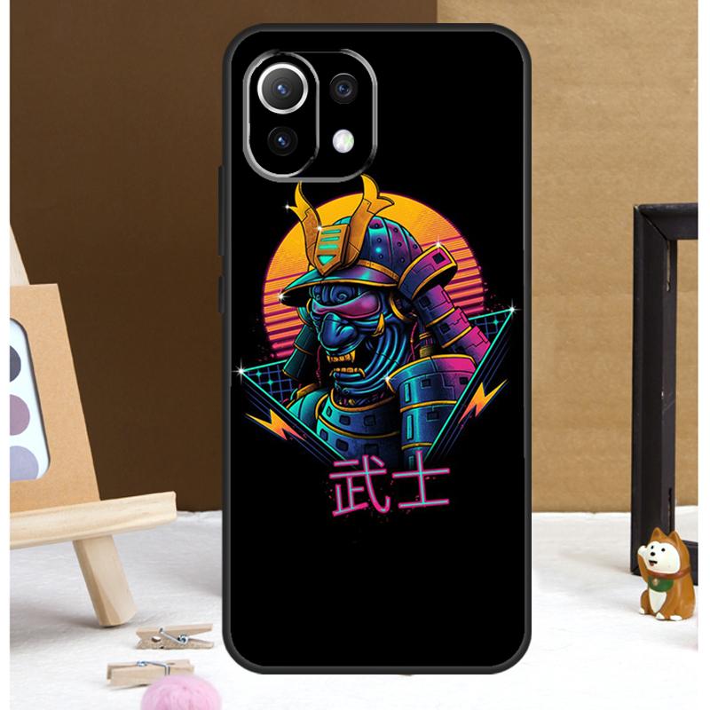 Japan Samurai Ninja Case For Xiaomi 13 14 15 Ultra 13T 14T 15T 17 Pro Max POCO X7 X3 X5 X6 F5 F6 F7 F8 Pro Cover