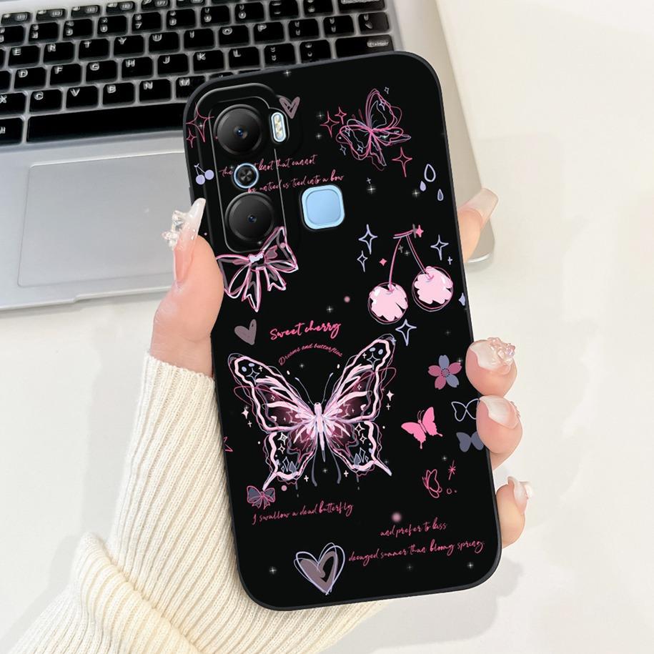 Case For Infinix Hot 12 Pro Play Cover X668 X6816 Soft Liquid Silicone Lens Protective Cases For Infinix Hot 12i Hot12 Play Capa