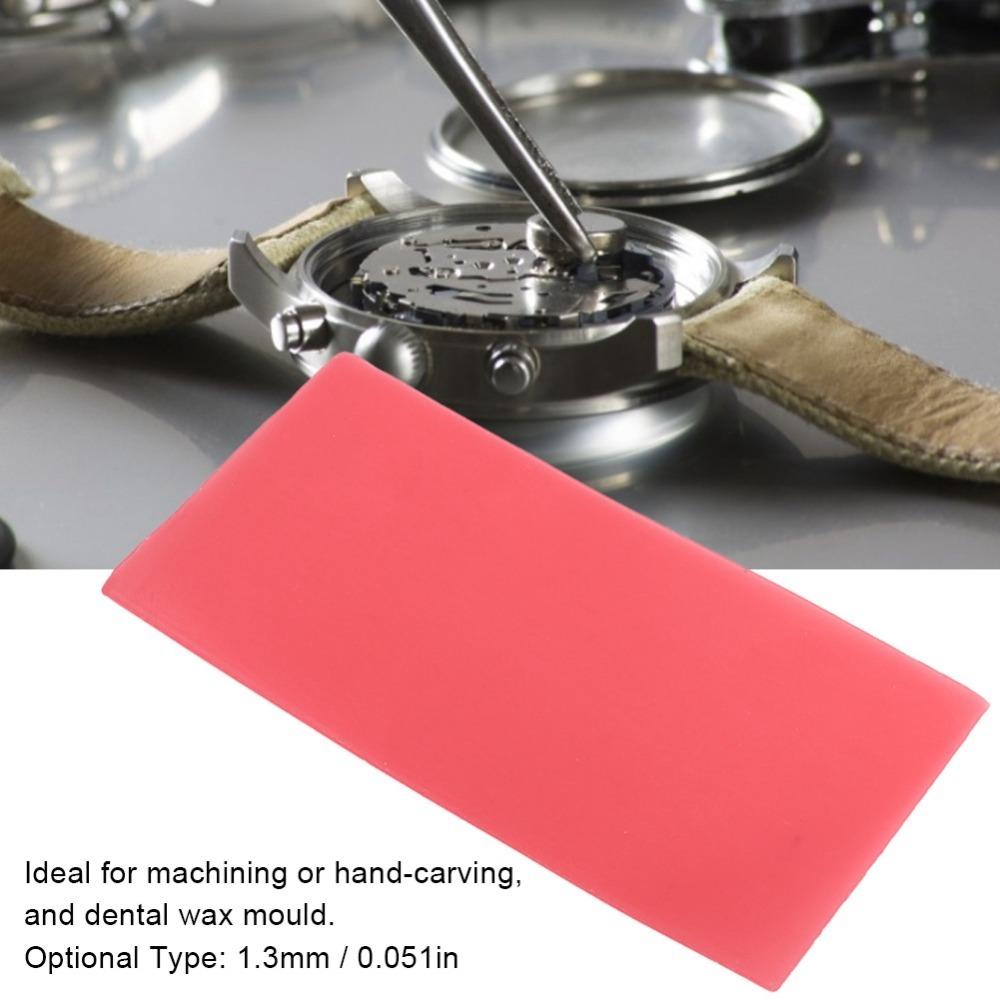 15/18Pcs Red Color Base Plate Wax 1.3/1.5/2.0mm Modeling Wax Utility Wax Sheets  Crafting Jewelry