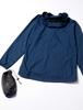 Mizuno Basic Trail with Storage Size Dress M Women's Jacket, Water-Repellent, Pouch, 14, Navy, (A2ME8207)