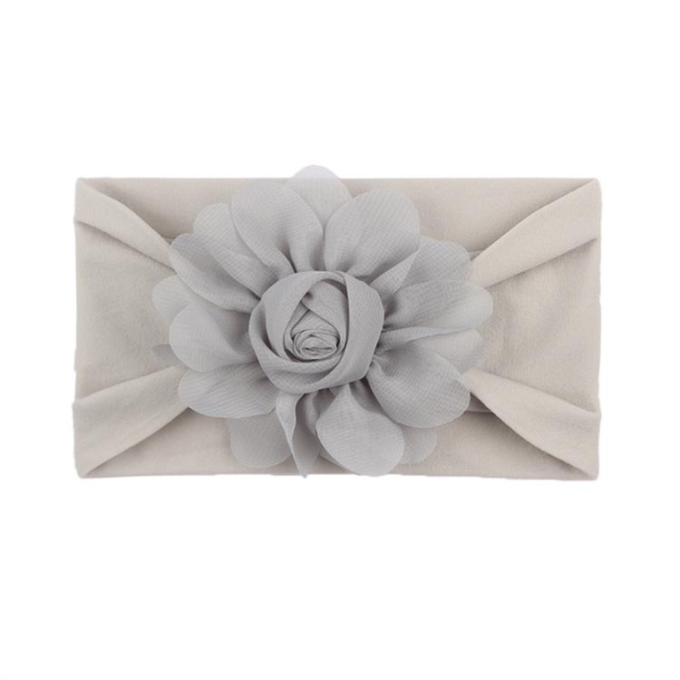 New Children's Hair Band Rose Bract Nylon Soft Elastic Combination Baby Hair Band Baby Hair Accessories Wholesale