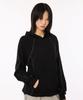 Slub Cut Hoodie [Black]