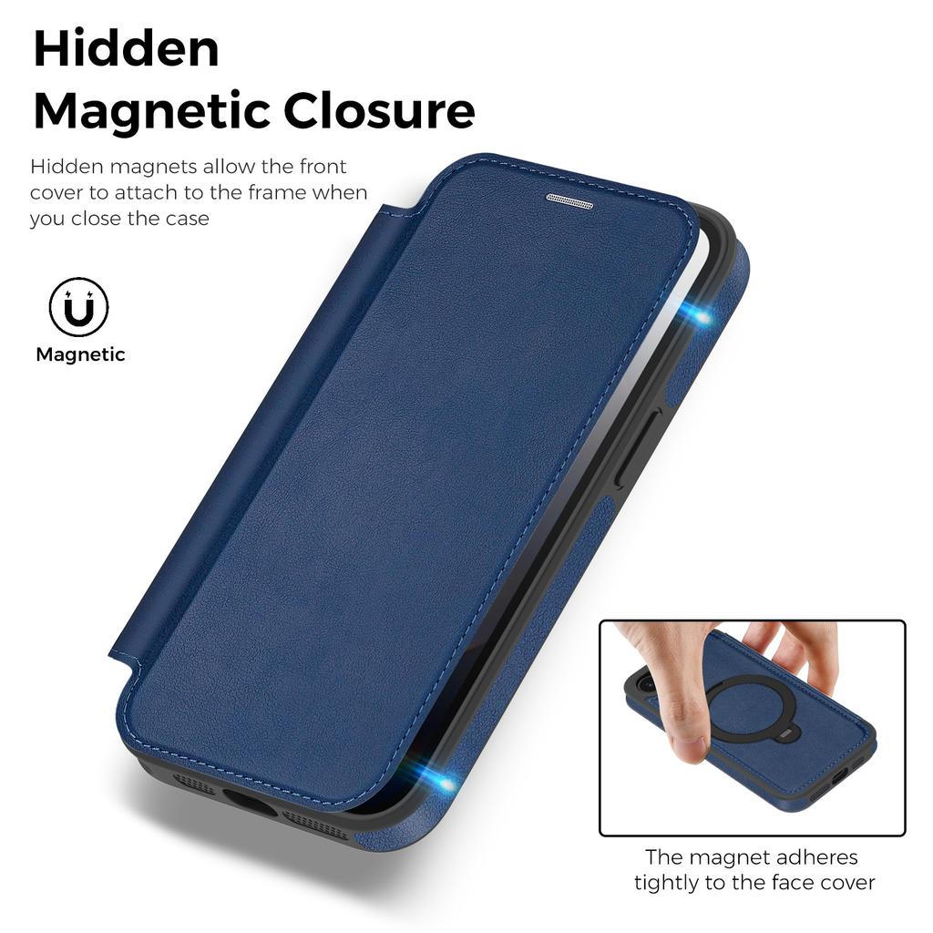 All-Inclusive Fliphoesje Voor iphone 16E Magsafe 360° Draaibare Standaard Reliëf PU Leer Kaartsleuf Contant Geldvakje Hoesje
