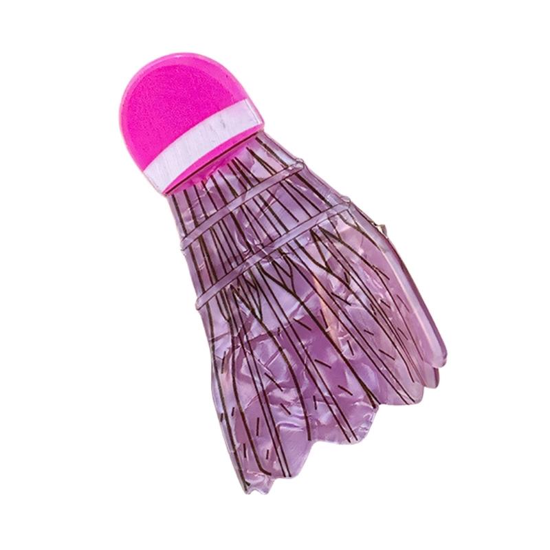 

Милый зажим для волос в виде роликовых коньков, бадминтонной ракетки, книги для женщин и девочек с веселым мультяшным дизайном. Многоцветная заколка для волос