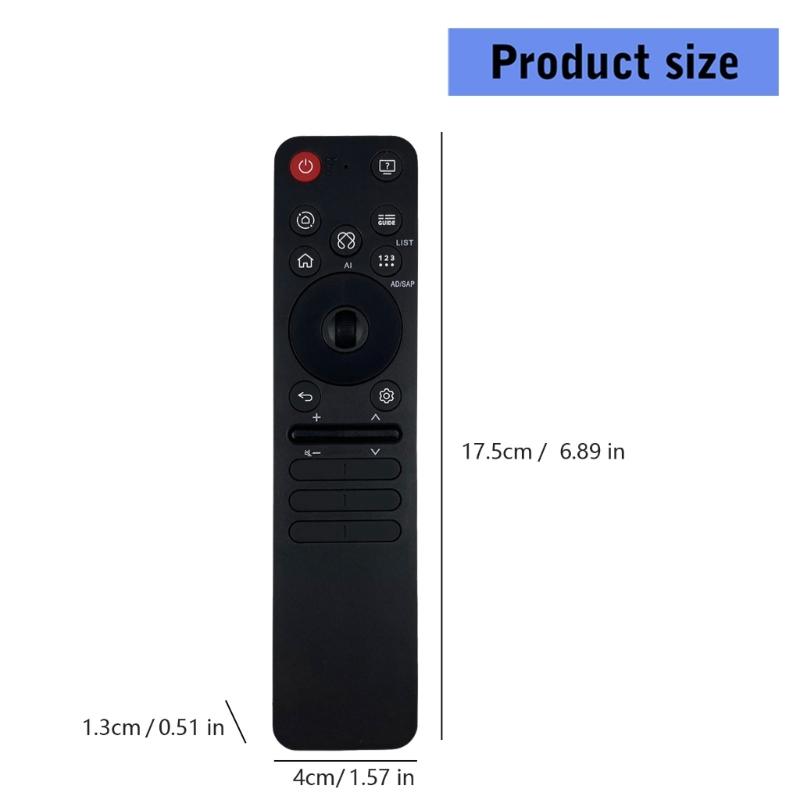 AKB76046603 Voice Remote Control for Offering Comfortable Hold Shock Resistant Ergonomic For Extended Viewing Use