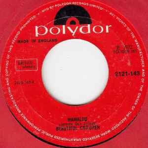 7inch Record BEAUTIFUL CHILDREN - Mamalou 2121143 Polydor 1972 UK Rock Used