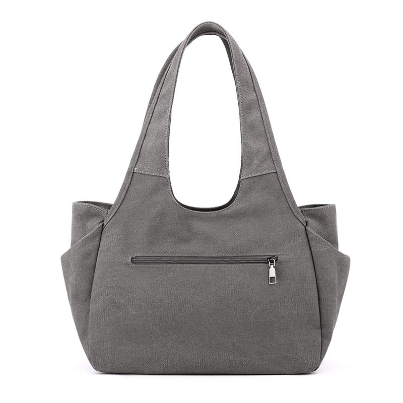 Canvas Damen-Henkeltasche große Kapazität Damen-Umhängetasche Vintage Damen-Pendeltaschen