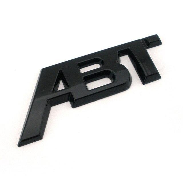 1Pcs ABT Logo 3D Adhesive Rear Side Body Car Badge Emblem Sticker Decal for A//udi V//W