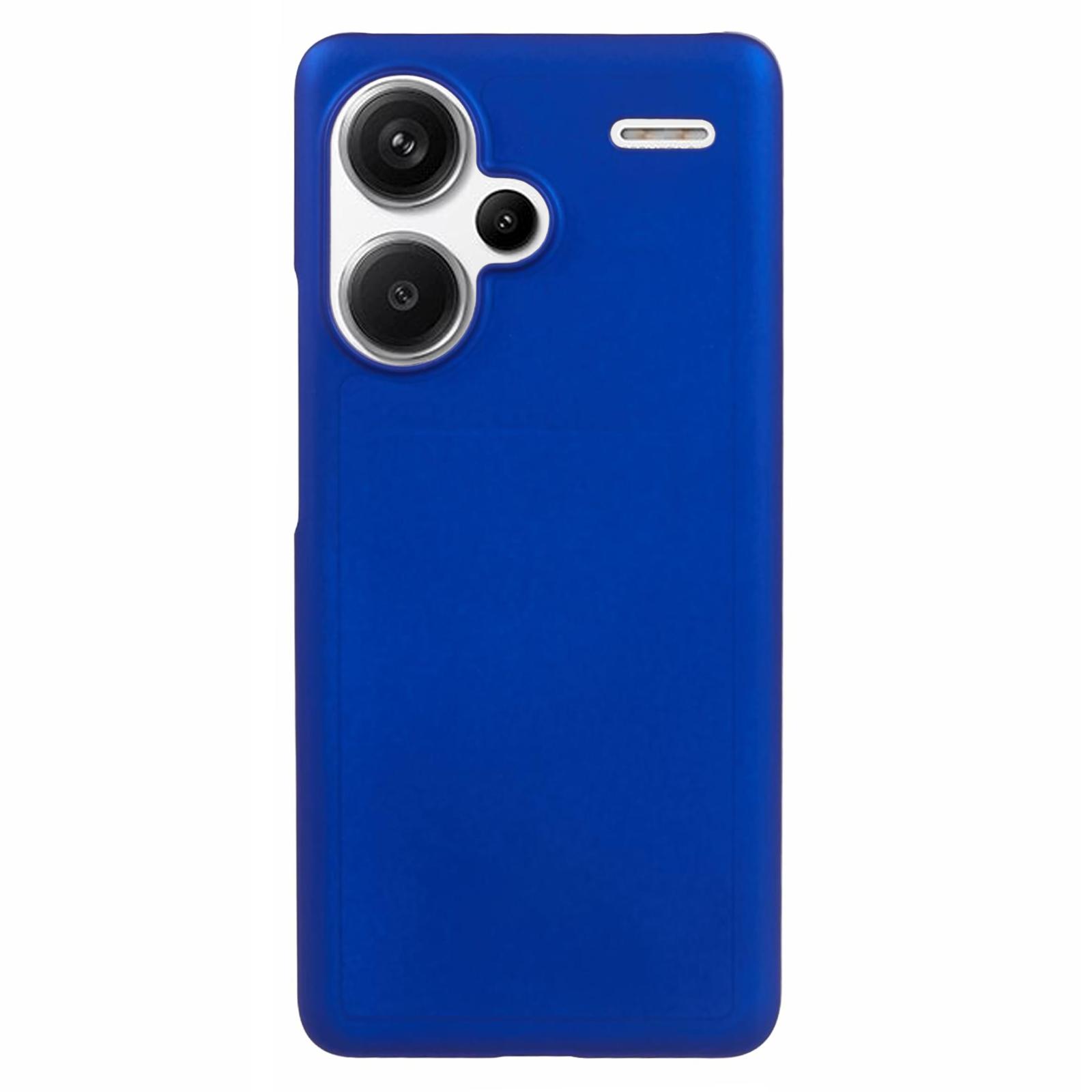 

For Xiaomi Redmi Note 13 Pro+ 5G Phone Case Hard PC Rubberized Resist Scratches Cover Blue