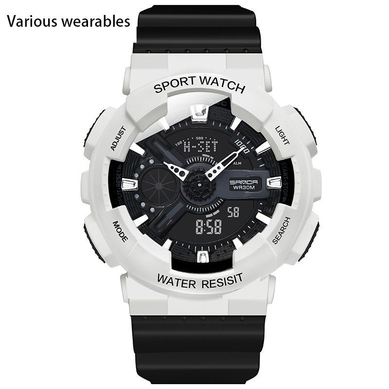 Neue Mode Trendy Jugend männer und frauen Uhren Outdoor Wasserdicht Leuchtende Multifunktions Elektronische Uhr