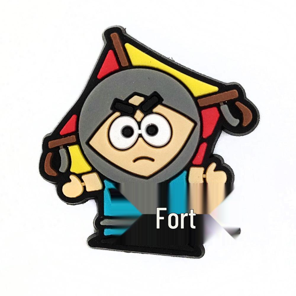 South Park Cartoon Clog Blumendekorationen - DIY Schuhschnallen-Accessoires