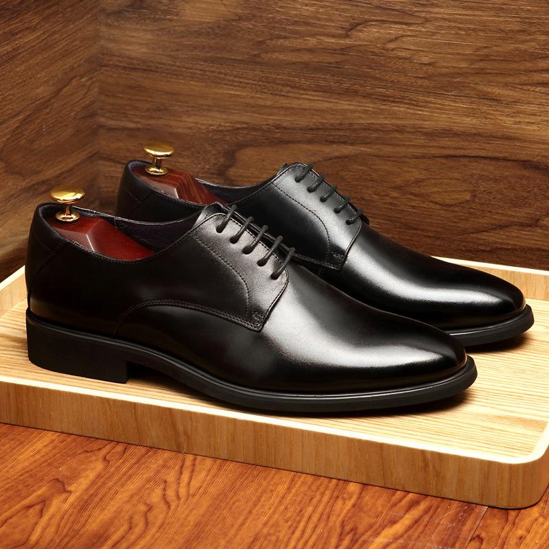Men's Leather Shoes 35 Genuine Leather 36 Men's Business Dress 37 British 45 Autumn 46 Large Size 47 Youth 48 Wedding Men's Shoes