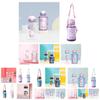 Creative Student Summer Water Bottle With Strap And Straw Leak-proof And Convenient