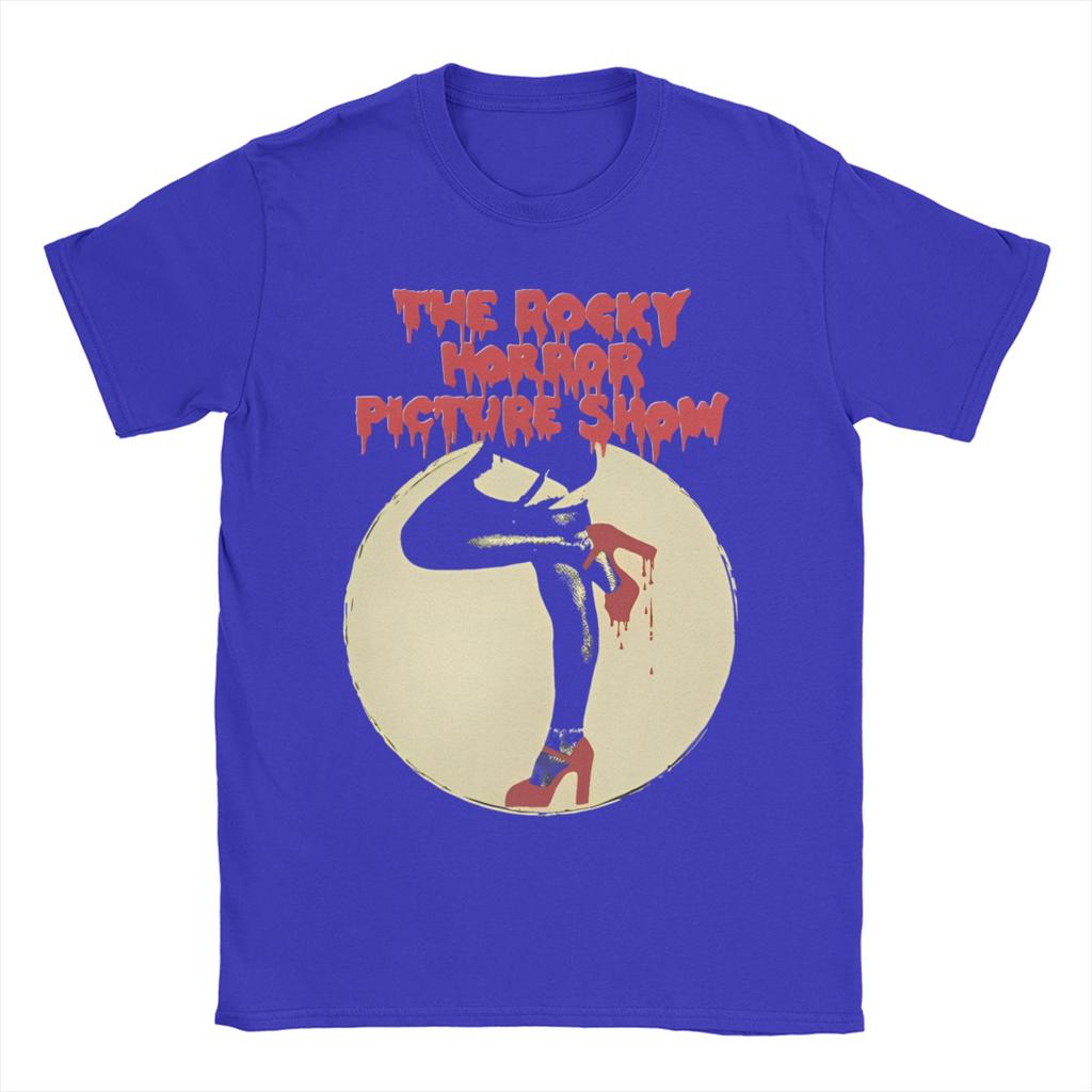 Men T-Shirts The Rocky Horror Show Vintage Pure Cotton Tees Short Sleeve Picture Show T Shirts Crewneck Clothing New Arrival