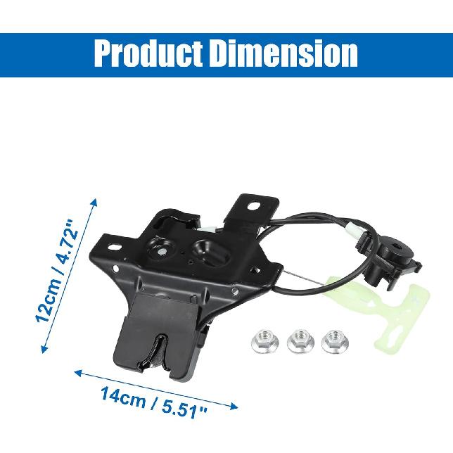 ACROPIX 6E5Z5443200D Rear Tailgate Lock Latch Actuator 3 Pin Replacement Fit for Ford Fusion 2006-2008 for Lincoln MKZ 2007 for Mercury Milan