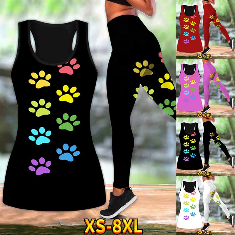 

Женский костюм для йоги без рукавов с принтом бабочки для фитнеса в тренажерном зале и высокой талией XS-8XL