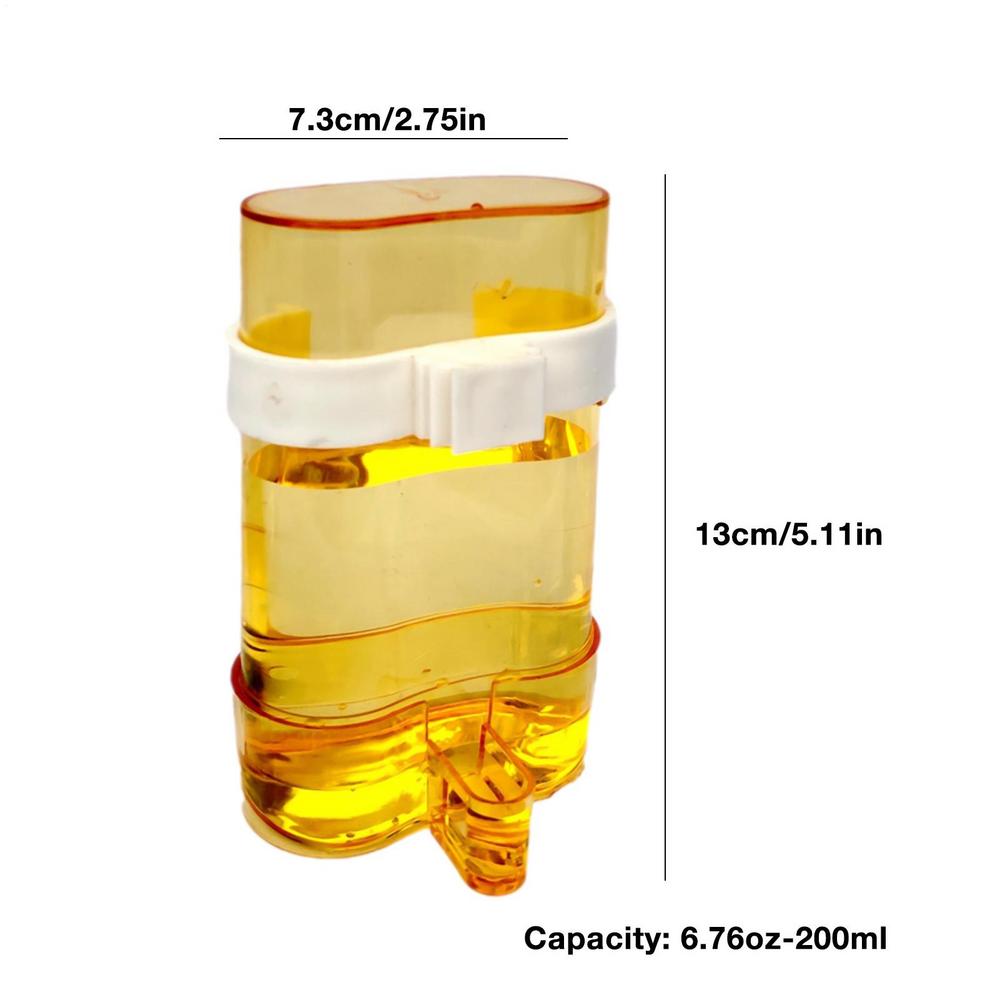 Automatic drinking fountain transparent Leakproof Bird Feeder large wren starling feeder Pet Accessories for Cockatiels Finches