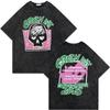 Rock Band Green Day Tour 2025 Merch T Shirt Fashion Rock Vintage Washed Tshirt Men Women Clothing Casual Short Sleeve Tshirts