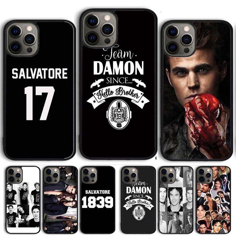 The Vampire Diaries Ian Somerhalder Collage Phone Case Cover For iPhone 17 Air 15 16 14 13 12 Pro Max 11 Pro Max Plus SE