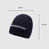 Men's Winter Knitted Hat Velvet Thick Outdoor Riding Ear Protection Coldproof Warm Hat