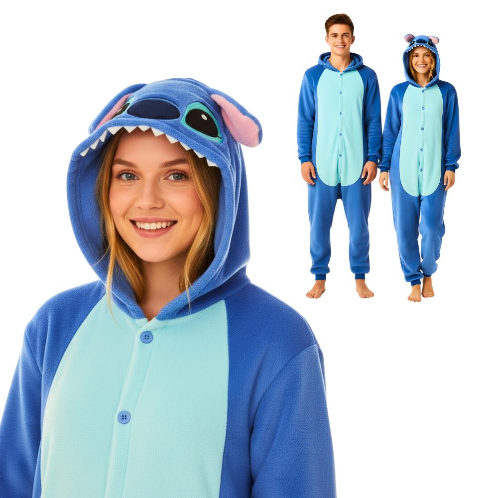 Piżama Onesie Kigurumi Kostium Przebranie Lilo & Stitch Xxl: 185 - 195Cm