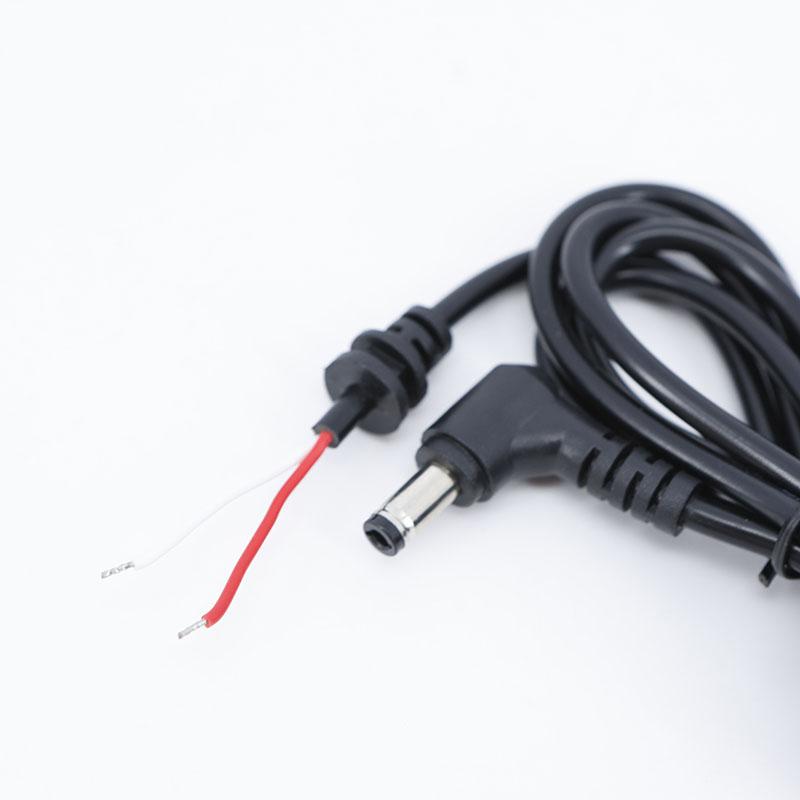 Dc Plug Adapter Charger Cable Cord 5.5 x 2.5mm Laptop Power Connector right angel Jack 120W for Pc Notebook Charger repair wire
