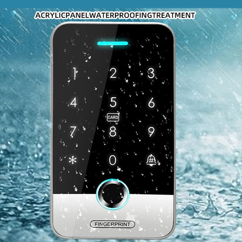 NFC Tuya Access Control Fingerprint Keypad 125K RFID 13.56M IC Standalone Access System Door Opener Card Reader Unlock