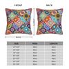 Moroccan Bazaar Pillowcase Polyester Cushion Cover Decorative Morocco Mandala Style Pillow Case Cover Home Zippered 45X45cm