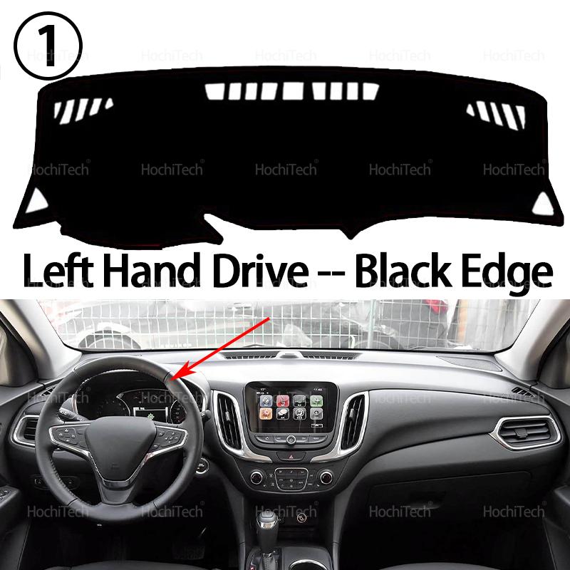 For Chevrolet Equinox 2017 2018  MK3 3rd Gen 3 Holden Equinox Dashboard Cover Avoid Light Pad trument Platform Mat Carpet