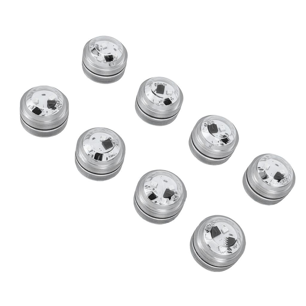 8pcs LED LED Submersible Pool Lights Remote Control Color Changing Water Proof Battery Operated Submersible LED