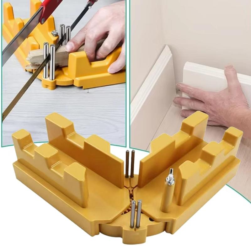 ABS 2 In 1 Miter Measuring And Cutting Tool Miter Sawer Protractor For Easy Handling In Carpentry Tasks