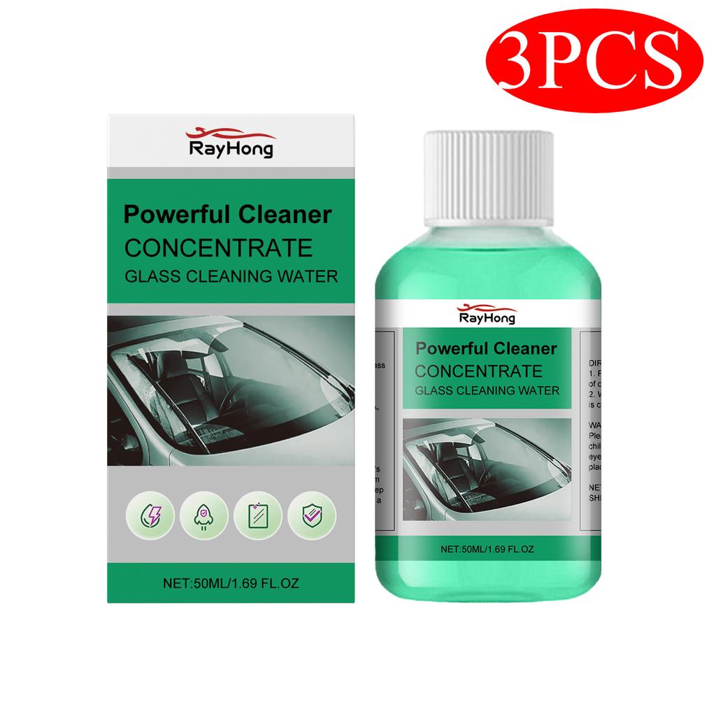 Car Windshield Oil Film Cleaner Powerful Concentrate Glass Cleaning Water Hydrophobic Glass Coating Car Detailing Tool