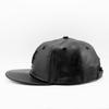New Era Cap RC9FIFTY Strapback Atlanta Braves MLB GENUINE LEATHER RETRO CROWN STRAPBACK CAP BLACKOUT ATLANTA BRAVES [Used]