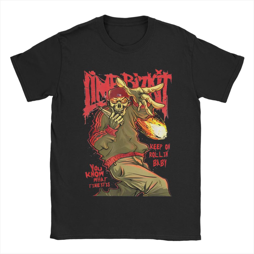 Unisex Unisexs Limp Bizkit Music T Shirt Metal Band Rap Rock Pure Cotton Clothing Funny Short Sleeve O Neck Tee Shirt 6xl Tshirts