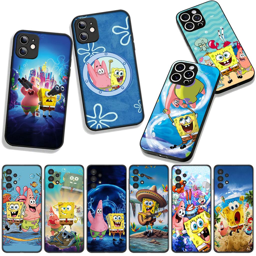 S-SpongeBobs S-SquarePant Sponges Bob for Motorola Moto G04 G13 G14 G22 G23 G32 G34 G35 G64 G82 G84 G53 G60 G72 E14 E15 E13 Case