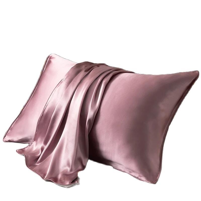 100% Seidenkissenbezug 19Momme Maulbeere Naturseide Kissenbezug B-Seite Bambusfaser Sommer Zuhause Bett AB-Seite Seidenkissenbezug