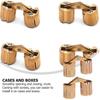 Thickened Heavy Folding Hinge 2pcs Heavy Duty Copper Hinge Cylindrical Spring