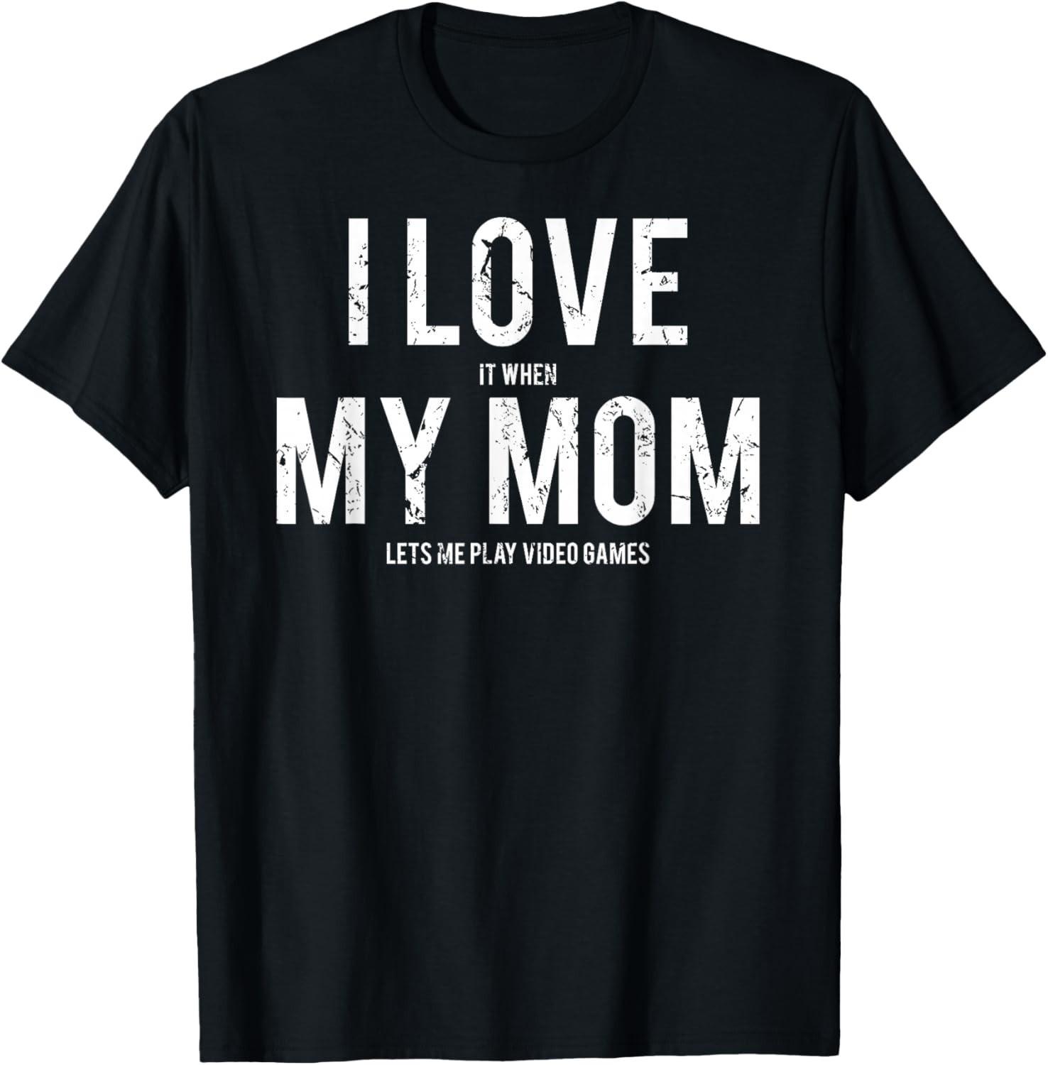 I love my mom Shirts T Shirt Gift Unisex T-Shirt S разноцветный