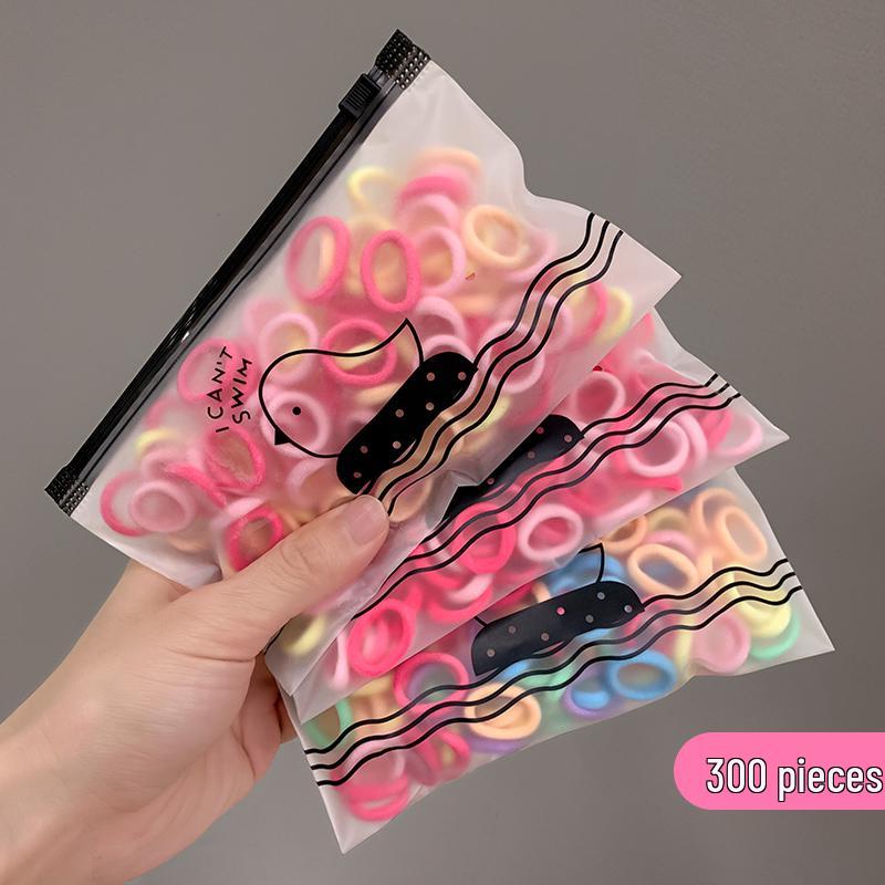 Nahtlose Haargummis im koreanischen Stil für Mädchen - Elastische Haarbänder und Kopfschmuck für Kinder