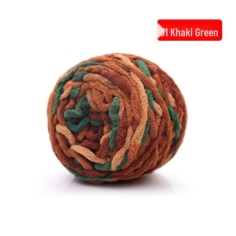 Ice Bar Chunky Soft Yarn for Hand-Knitted Scarves, Crochet Hooks, Slippers, and DIY Projects for Men and Women