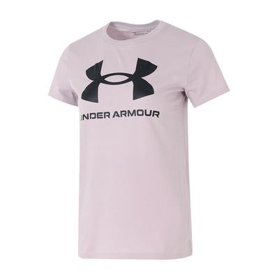 Fashion Round Neck Pullover Short Sleeve T-Shirt Women T-Shirts Light-Purple 1356305-009