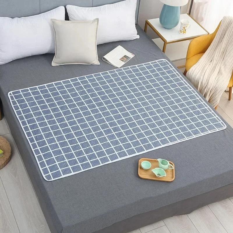 

Нескользящая Водонепроницаемая Моющаяся Послеродовая Прокладка Уход за Пожилыми Кровать Матрас Мочевая Прокладка Беспроводная Стежка Прокладка от Недержания для Женщин 70cmx90cm