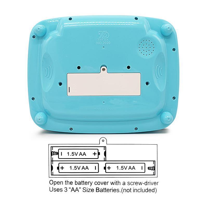 Multifunktionale Englisch sprechende Lernmaschine mit Bildschirm, Großes Lernspielzeug für Säuglinge, Kleinkinder, Babys